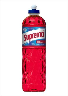 Detergente Mximo Rendimento Frutas Vermelhas 500ml Vermelho