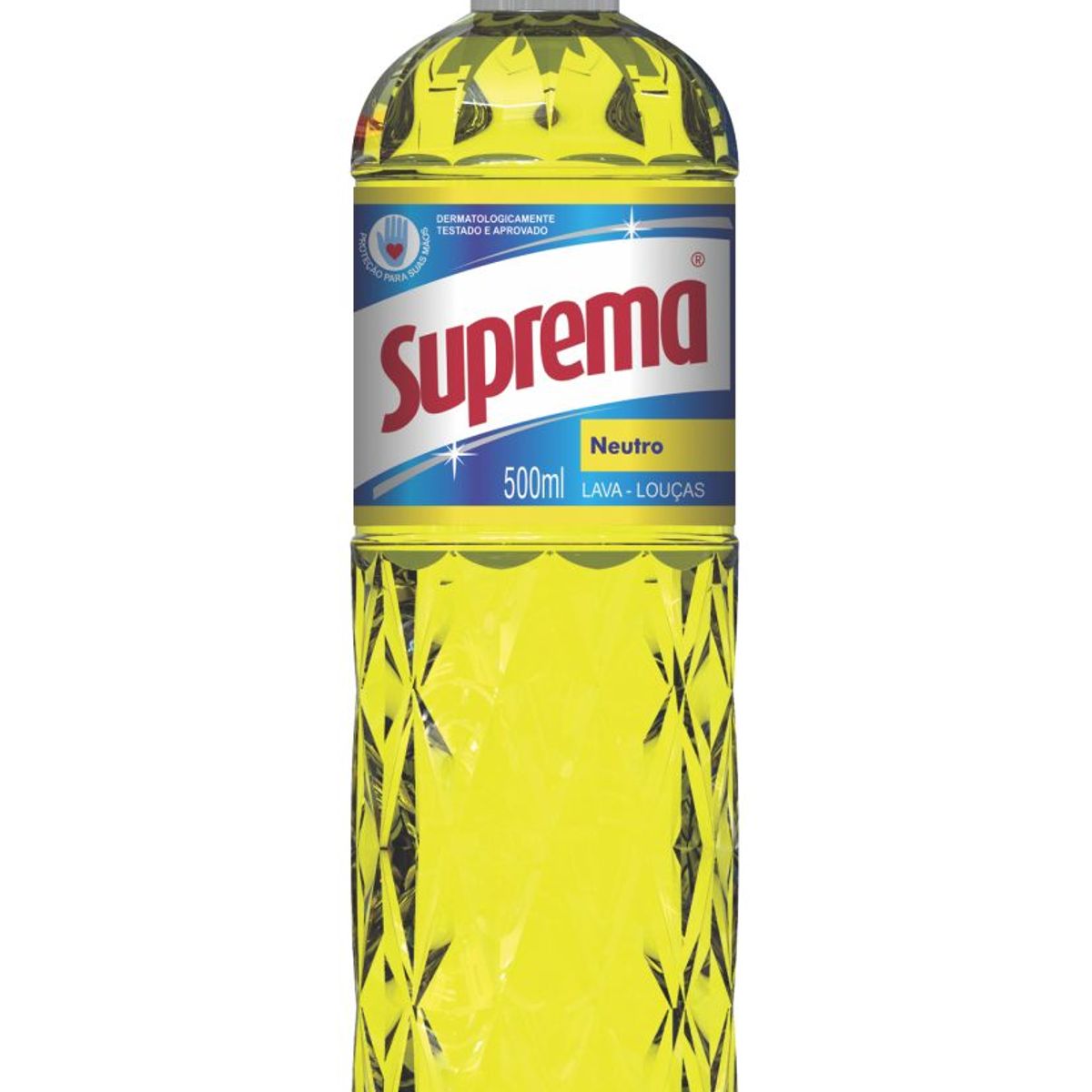 Detergente Liquido 500Ml Amarelo, marca Suprema - Foto Principal
