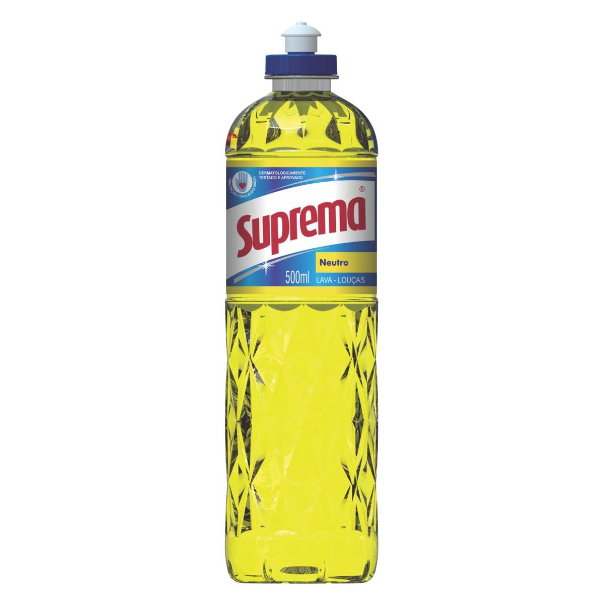 Detergente Liquido 500Ml Amarelo, marca Suprema - Foto Principal