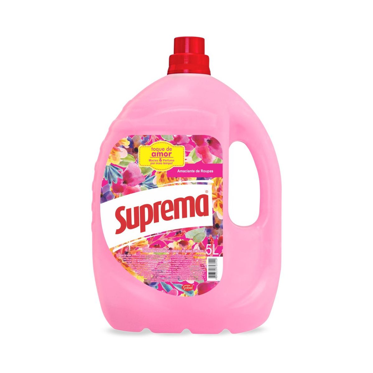 Amaciante de Roupas Toque de Amor 5L, marca Suprema - Foto Principal