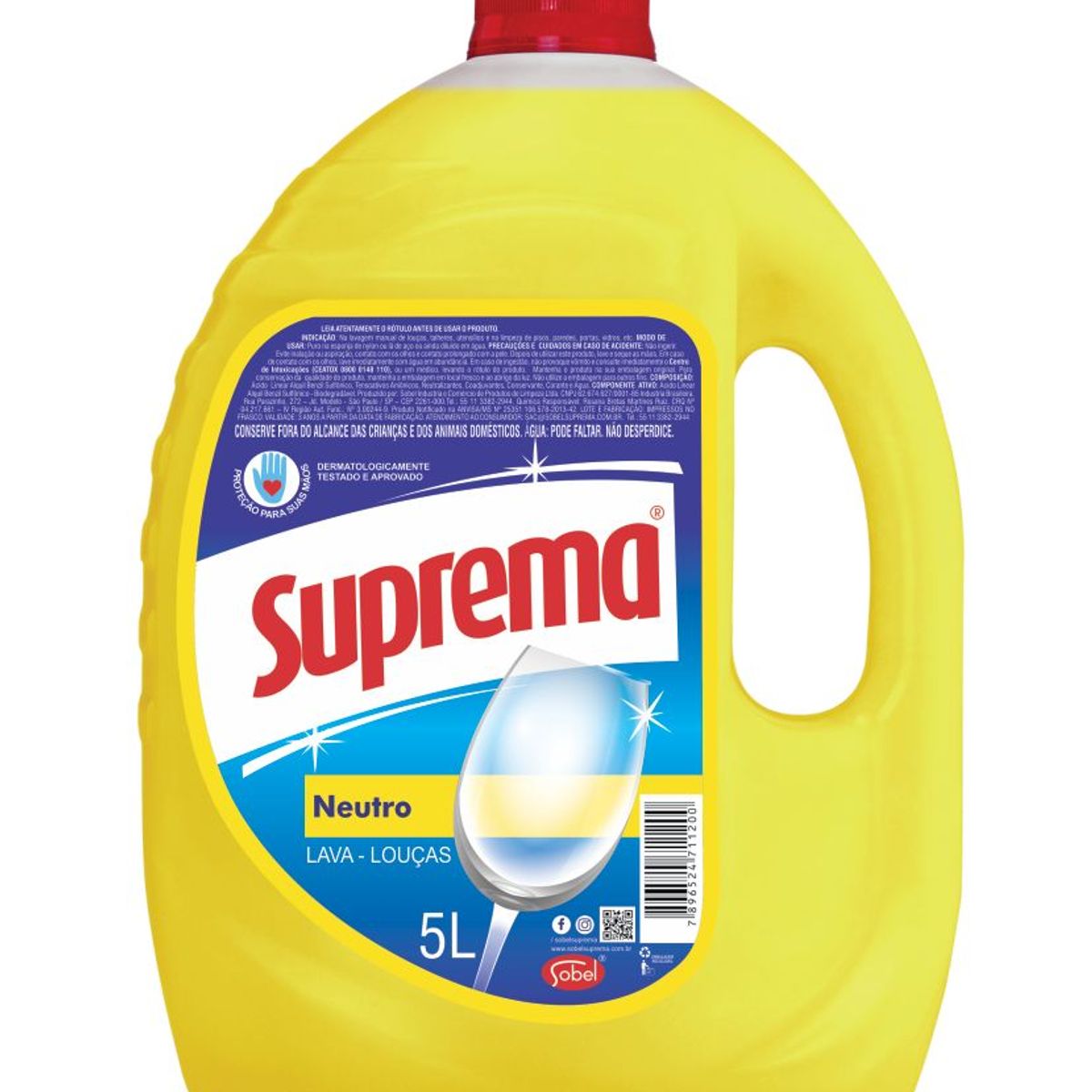 Detergente Liquido 5L Amarelo, marca Suprema - Foto Principal