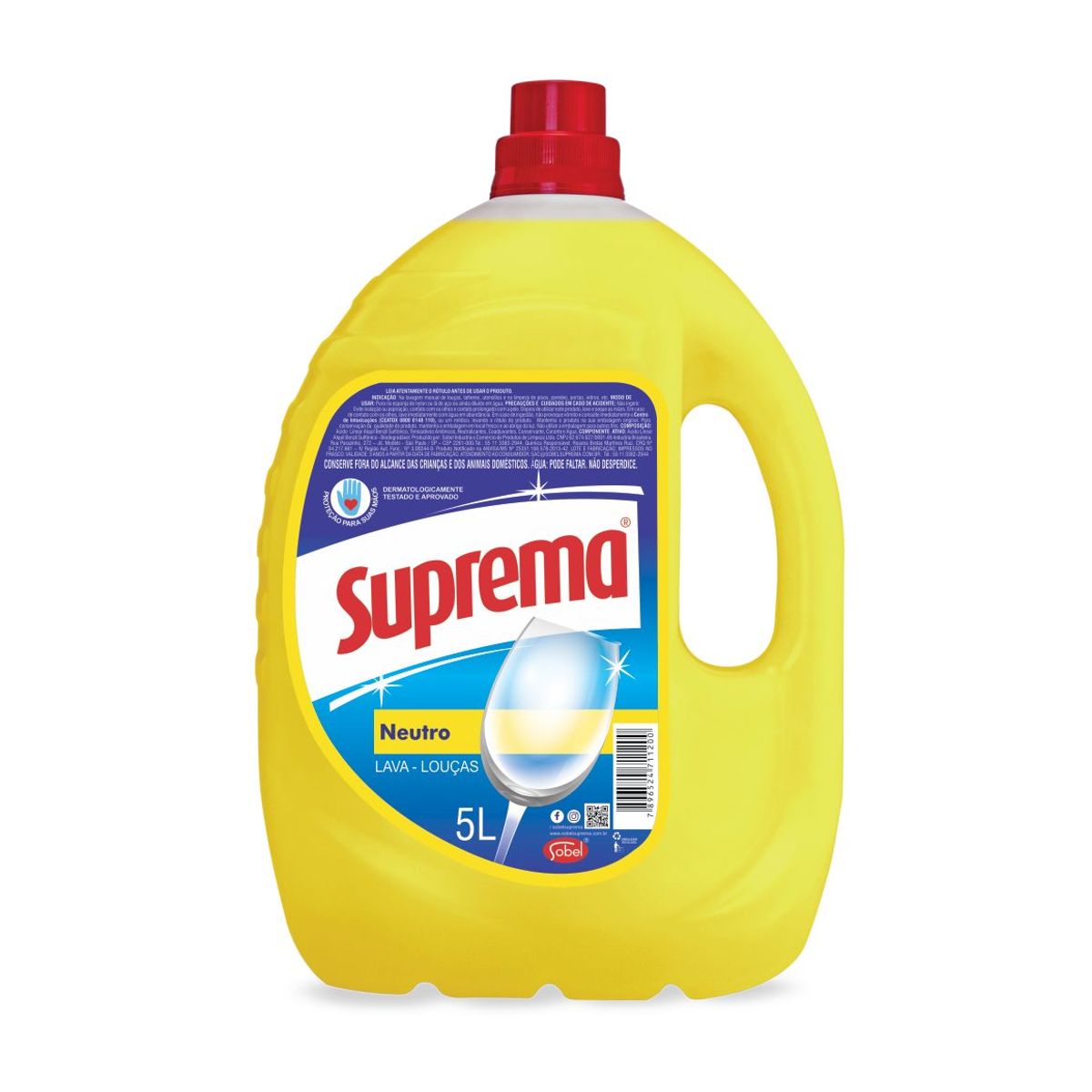 Detergente Liquido 5L Amarelo, marca Suprema - Foto Principal
