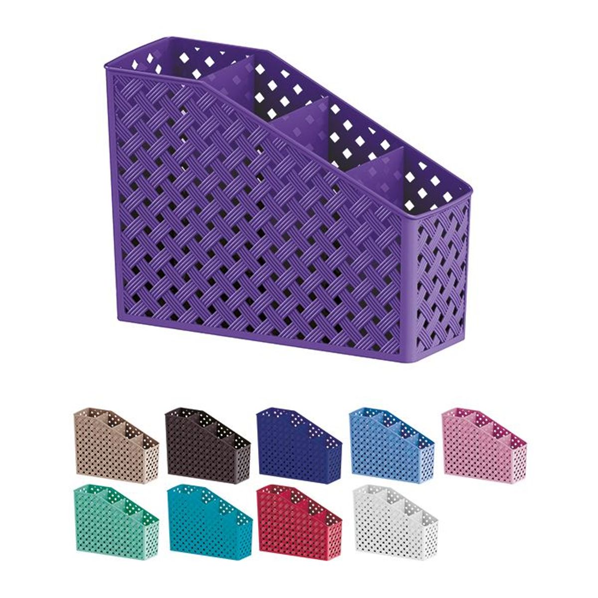 Organizador com 4 Divisórias Rattan Natural, marca Paramount - Foto Principal