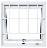 Janela Maxim-ar Alumínio Branco Com Grade 60x80x6,3cm Boldie