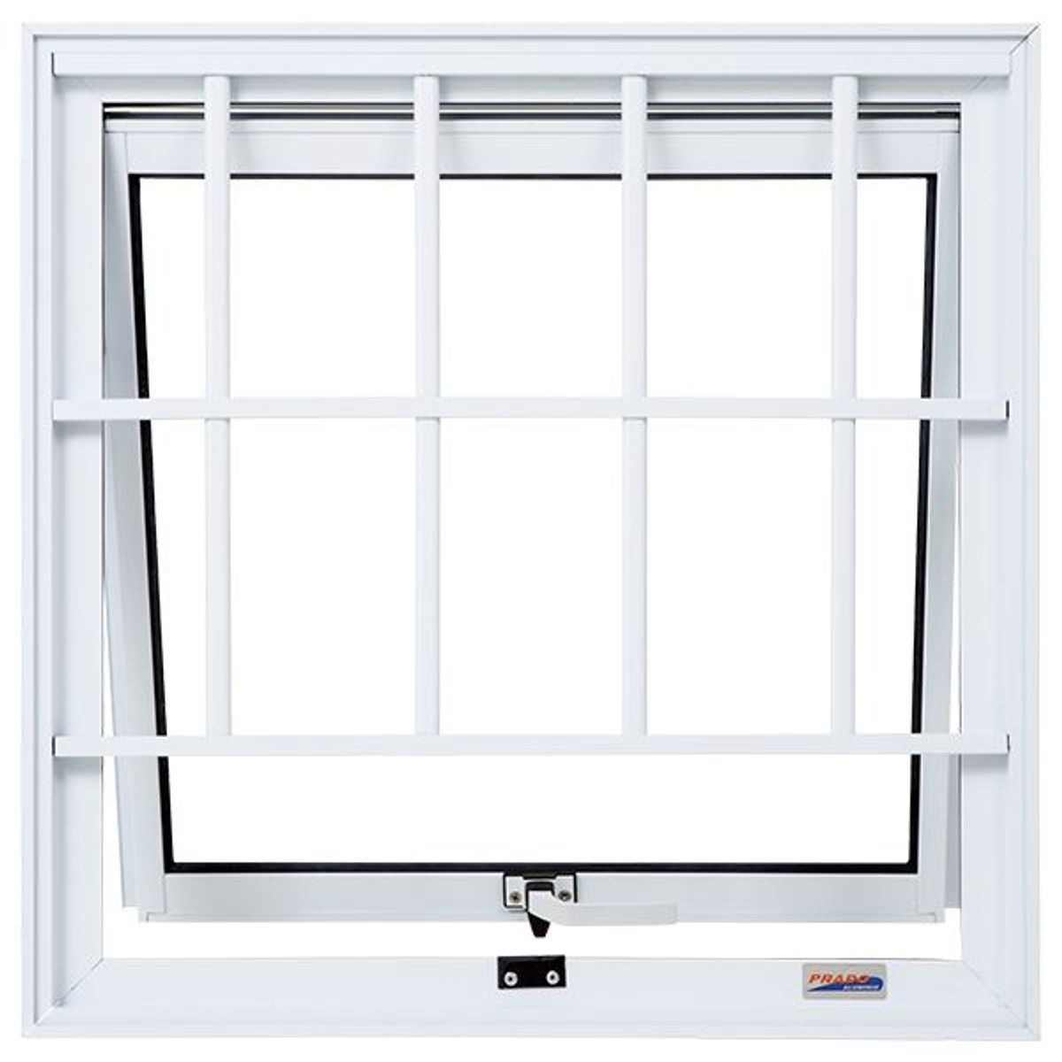 Janela Maxim-ar Alumínio Branco Com Grade 60x80x6,3cm Boldie, marca Prado - Foto Principal