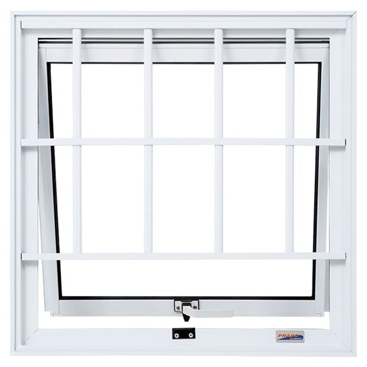 Janela Maxim-ar Alumínio Branco Com Grade 60x80x6,3cm Boldie, marca Prado - Foto Principal