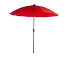 Ombrelone Central Shangai com Proteção UV 50 245x270cm Vermelho Just Home Collection