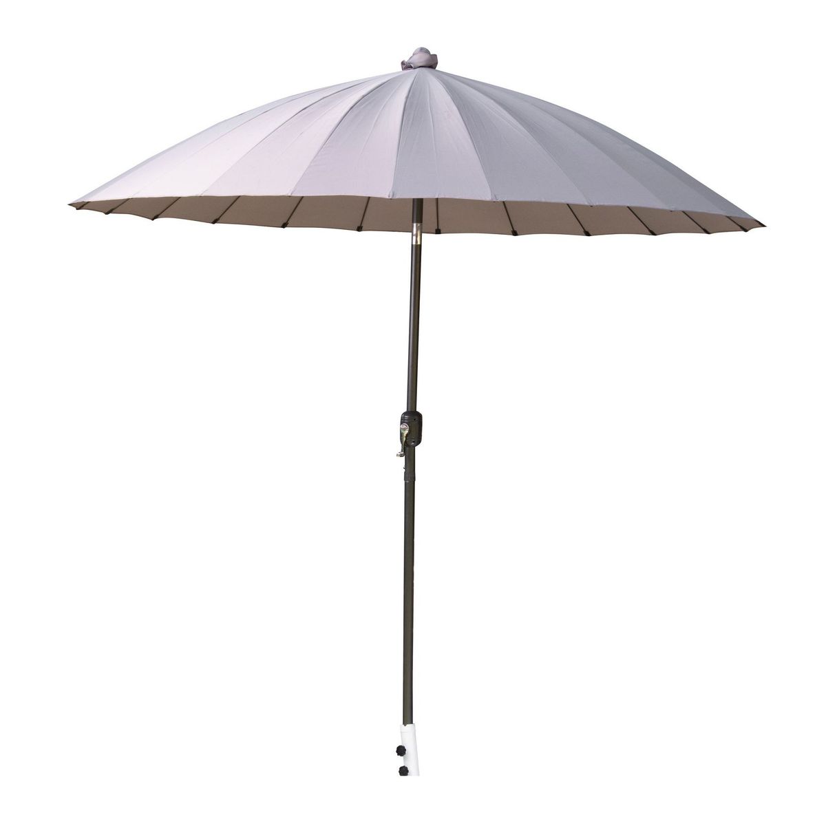 Ombrelone Central Shangai com Proteção UV 50 245x270cm Bege, marca Just Home Collection - Foto Principal