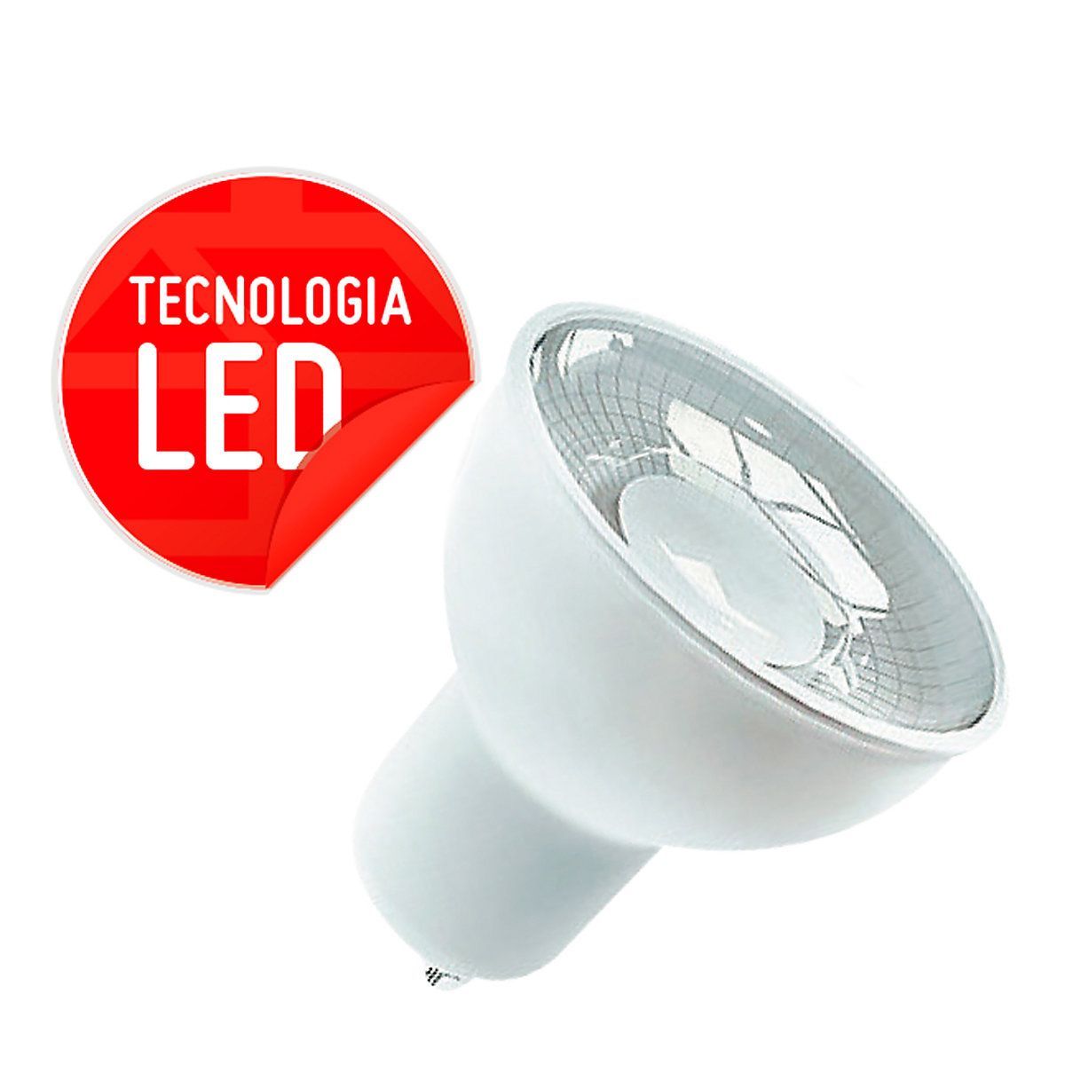 Lâmpada LED Dicróica Gu10 4,5W 2700K Bivolt, marca Luminatti - Foto Principal