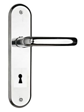 Fechadura 1200 Interno Eclipse Cromado