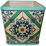 Cachepot Ceramica Squared Portuguese Tile Grande 13,3x13,3x1