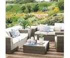 Conjunto Estar San Lucas 4 Peças Bege Just Home Collection