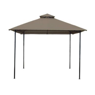 Gazebo com Ventilao Taupe 295x260cm Just Home Collection