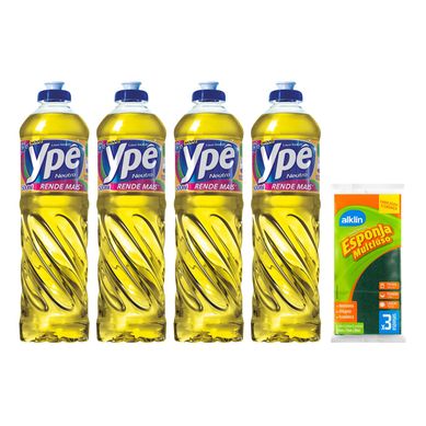 Kit com 6 Detergentes Yp Neutro 500ml