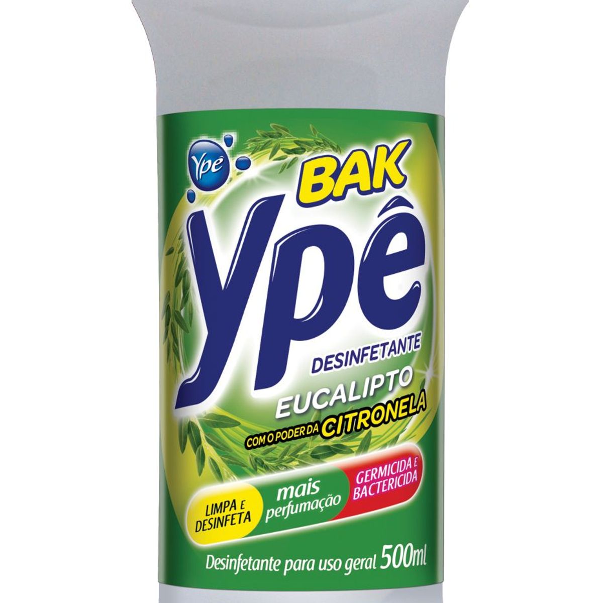 Desinfetante Bak 500ml Eucalipto, marca Ypê - Foto Principal