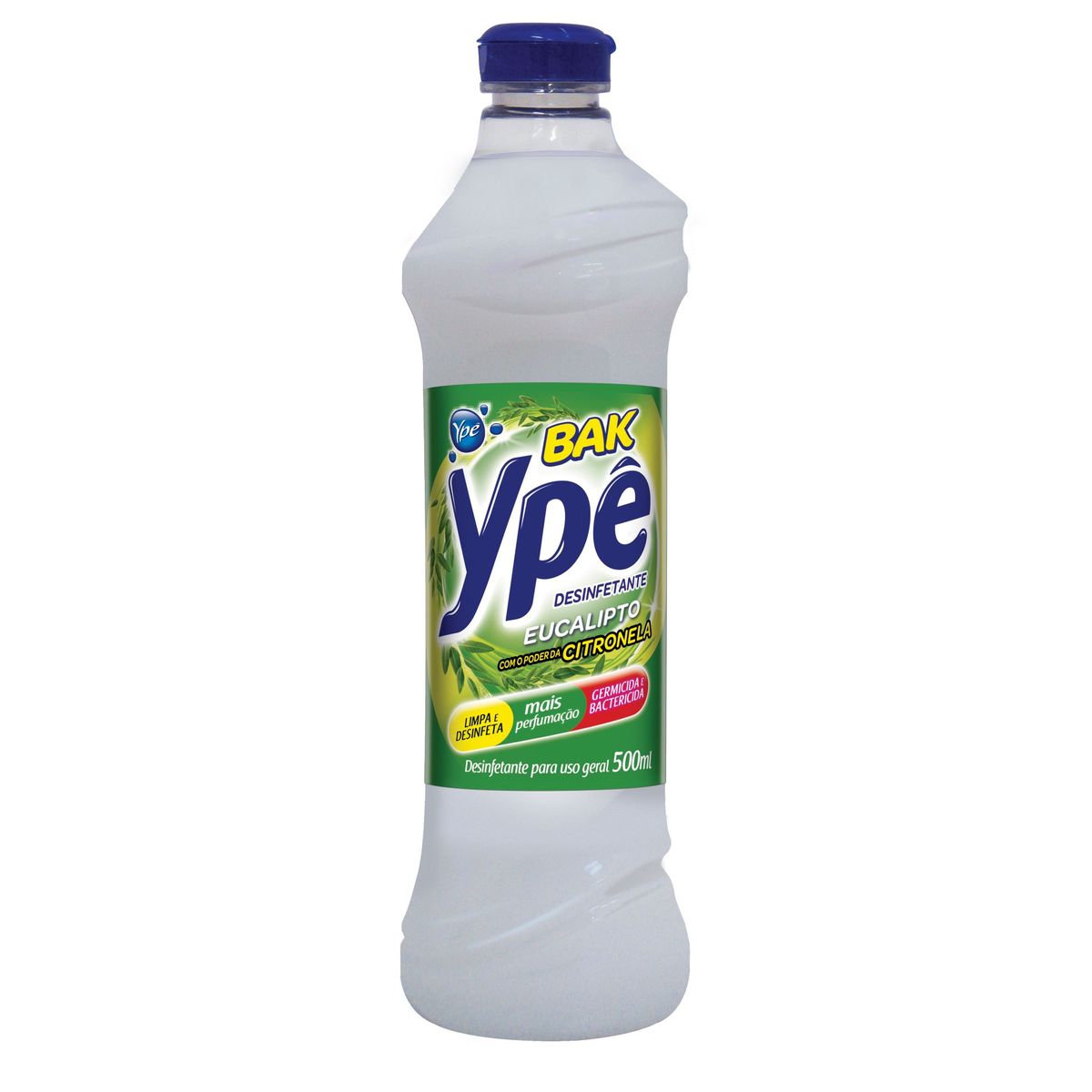 Desinfetante Bak 500ml Eucalipto, marca Ypê - Foto Principal