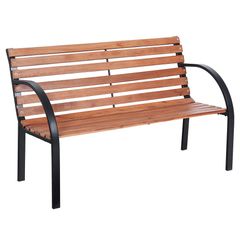Banco para Jardim Slat 1,22m Marrom