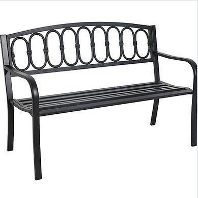 Banco de Metal 1,27m Preto