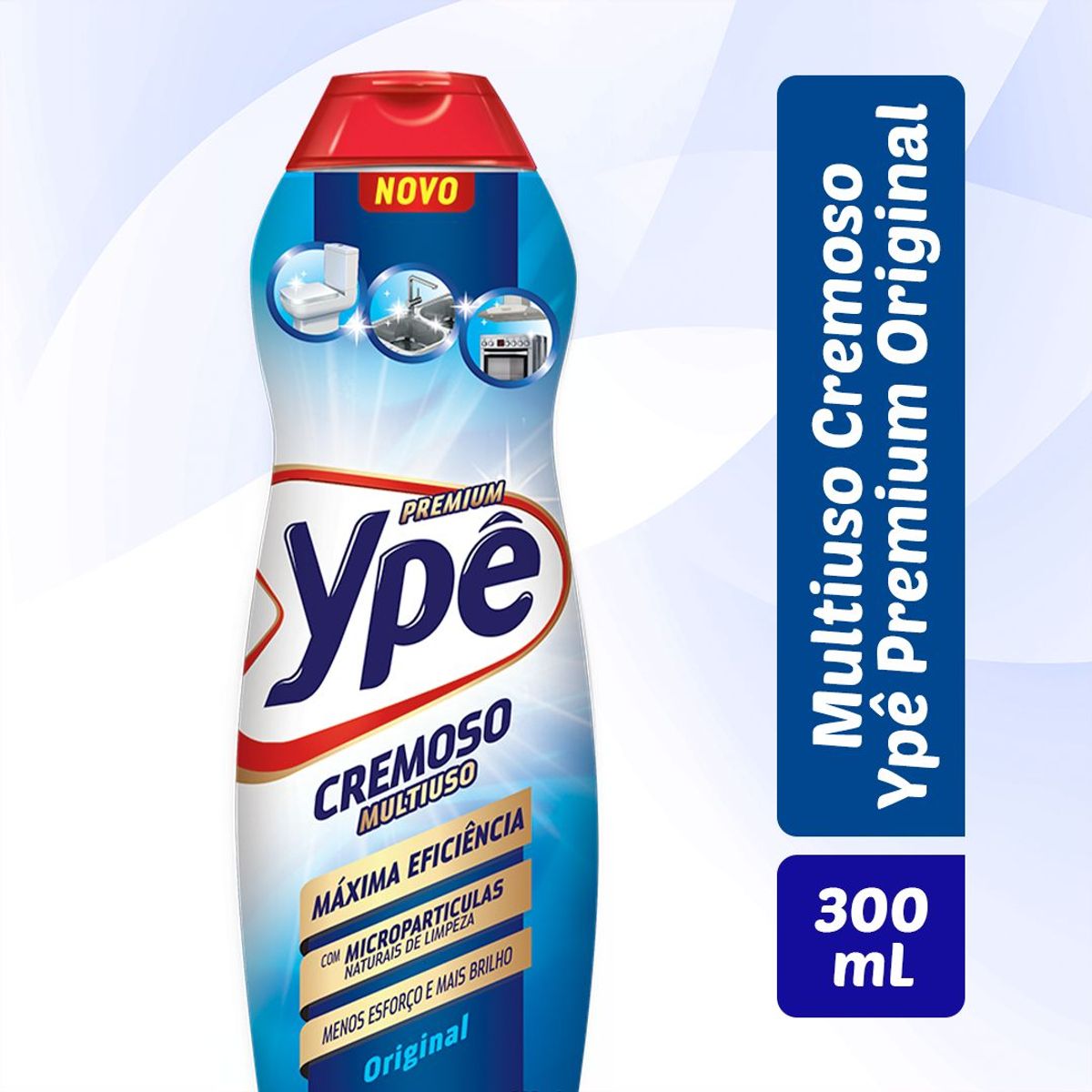 Saponáceo Cremoso Assolan 300ml Acqua, marca Ypê - Foto Principal