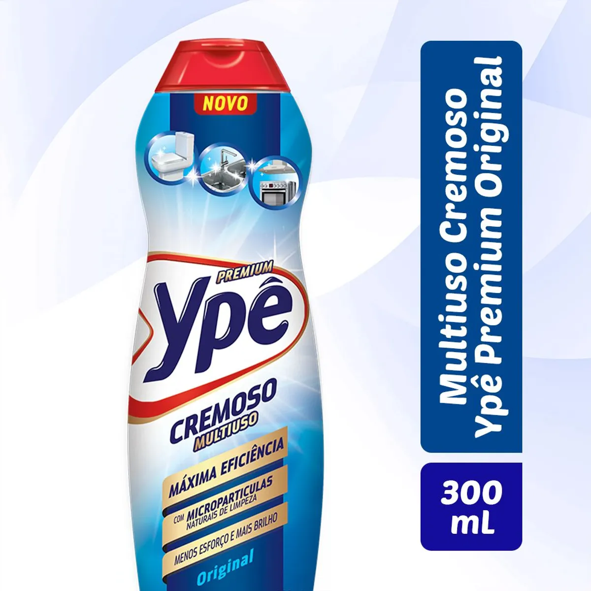 Saponáceo Cremoso Assolan 300ml Acqua, marca Ypê - Foto Principal