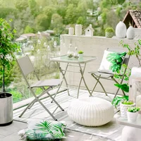 Conjunto para Varanda Madri 3 Peças Taupe Just Home Collection Garden