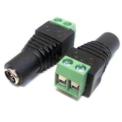 Adaptador Borne X J4 2,1x5,5x10mm com 4 Peças