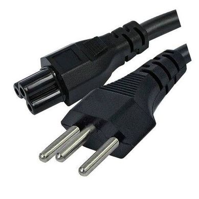 Cabo Fora Notebook 3x0 75mm 500V 180 10A 1,5m 75cm Preto