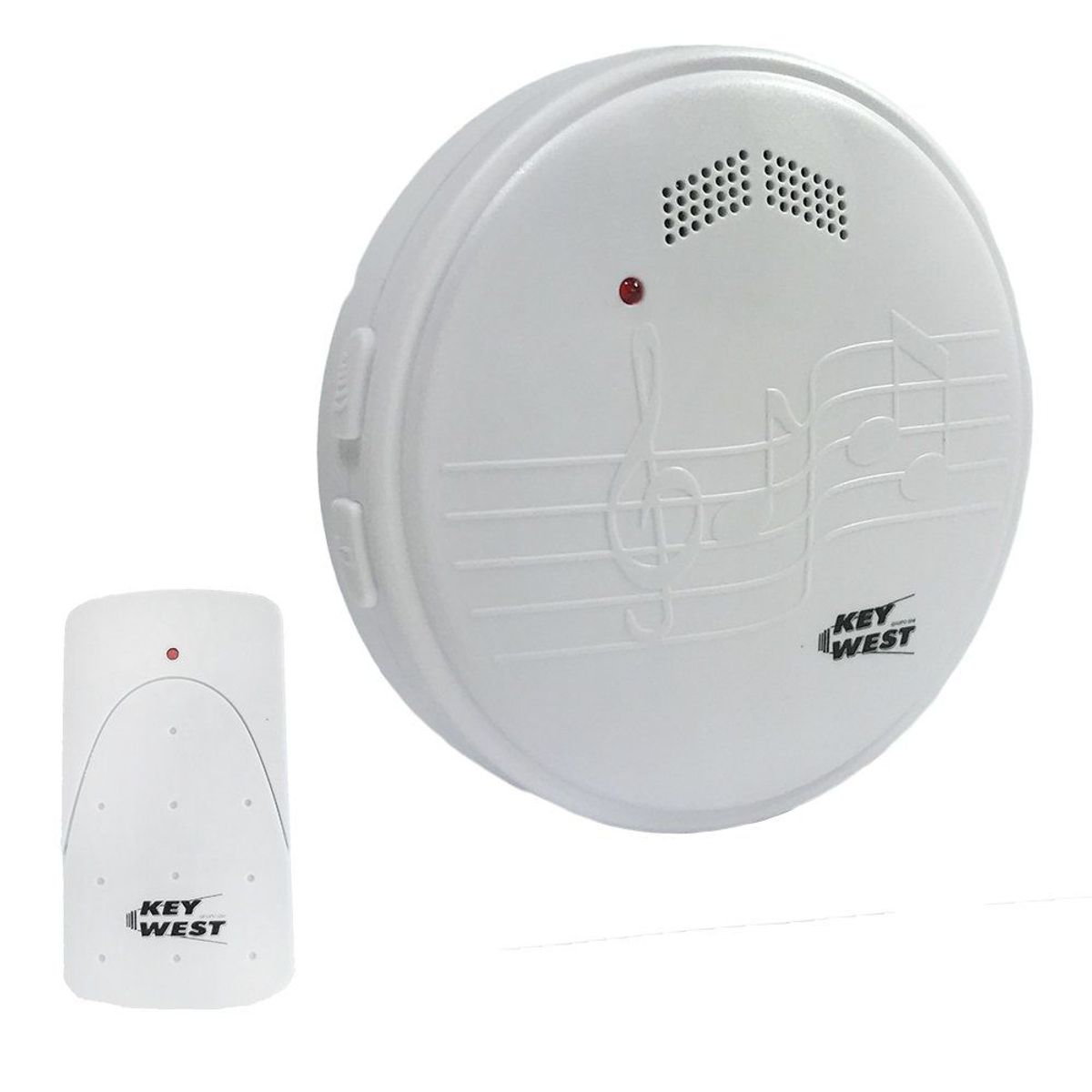 Campainha Eletrica sem Fio 9,5x2,3cm Bivolt, marca DNI - Foto Principal