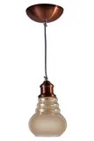 Pendente B/1 Zion Degrade 110/220V Cobre