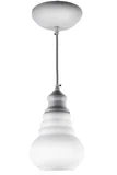 Pendente Iluminação Zion Opalino Bivolt Branco