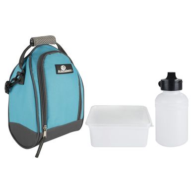 Bolsa Trmica com Recipiente Plstico e Garrafa 4L Azul