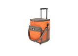 Bolsa Térmica com Alça e Rodas 25L Laranja