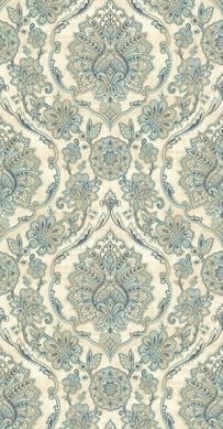 Papel de Parede Vinlico Vitoriano 0,52x10m Bege