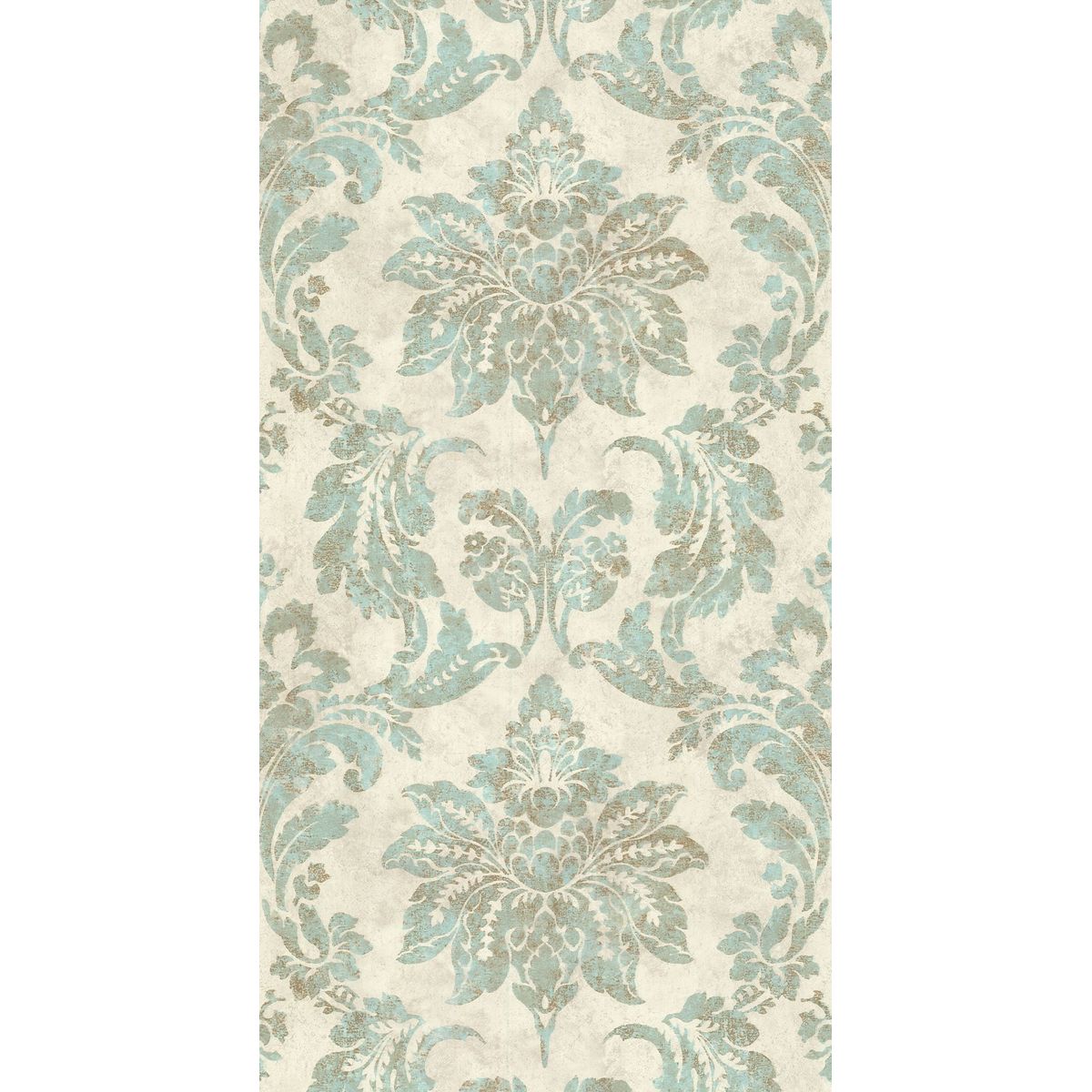 Papel de Parede Vinílico Vitoriano 0,52x10m Azul, marca Wiler K - Foto Principal
