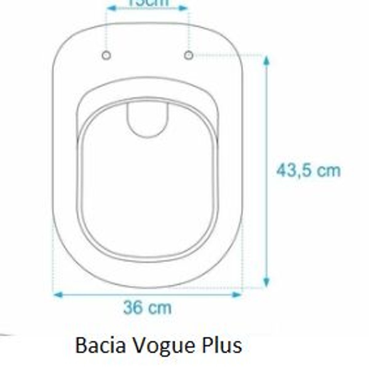 Assento Sanitário VPPE17C Tupan Gelo, marca Tupan - Foto 2