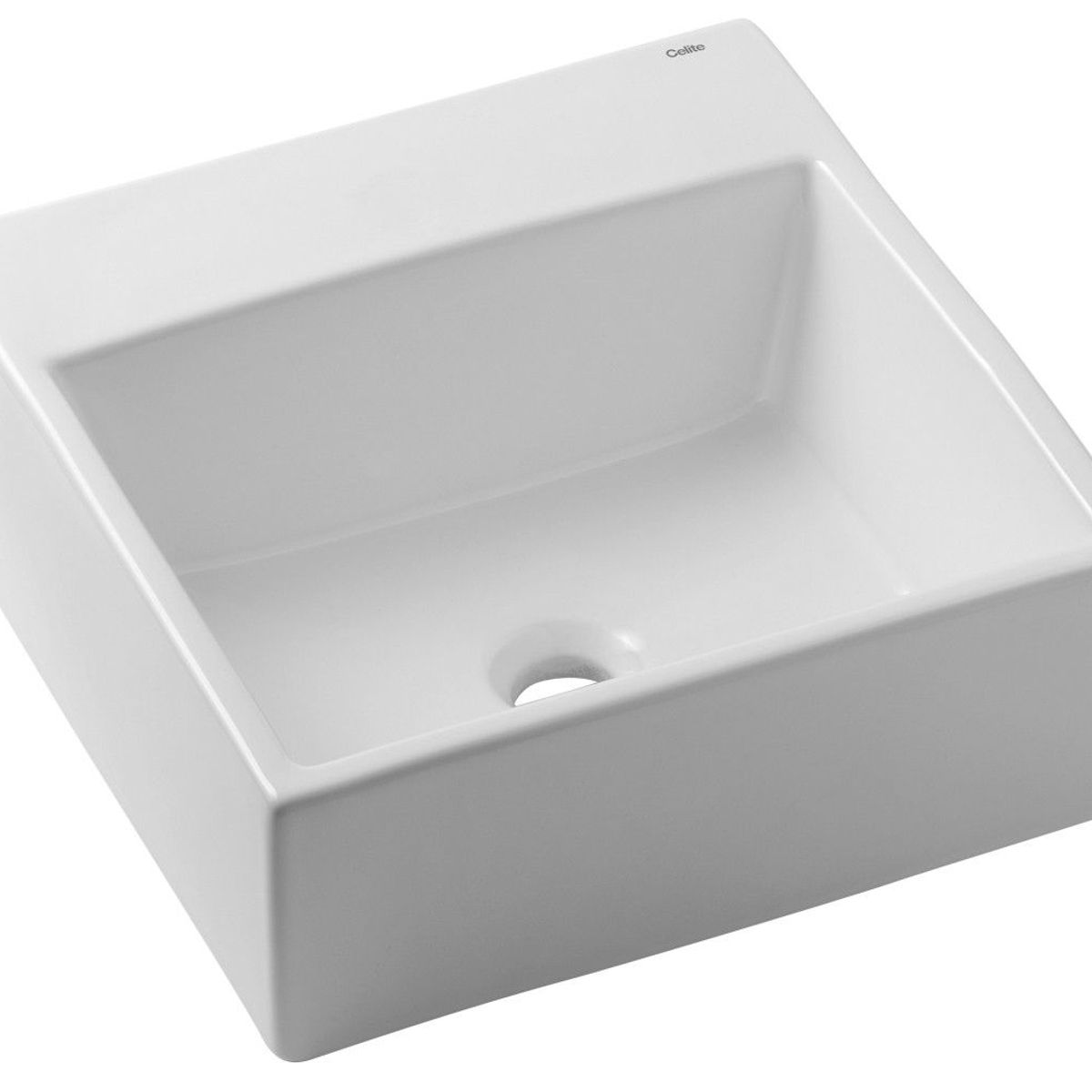 Celite - Cuba de Apoio Quadrada Q6 35x35cm Branca Celite