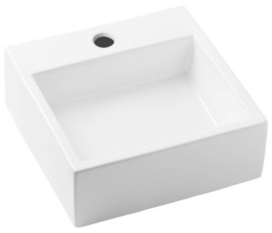 Cuba de Apoio com Mesa Vlvula Oculta Q4, Branco
