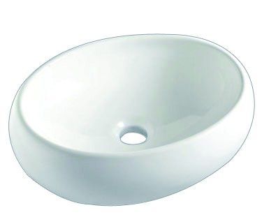 Cuba de Apoio Oval 40x30cm Branca Icasa