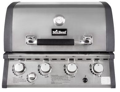 Churrasqueira a Gs de Embutir com 4 Queimadores Ao Inox