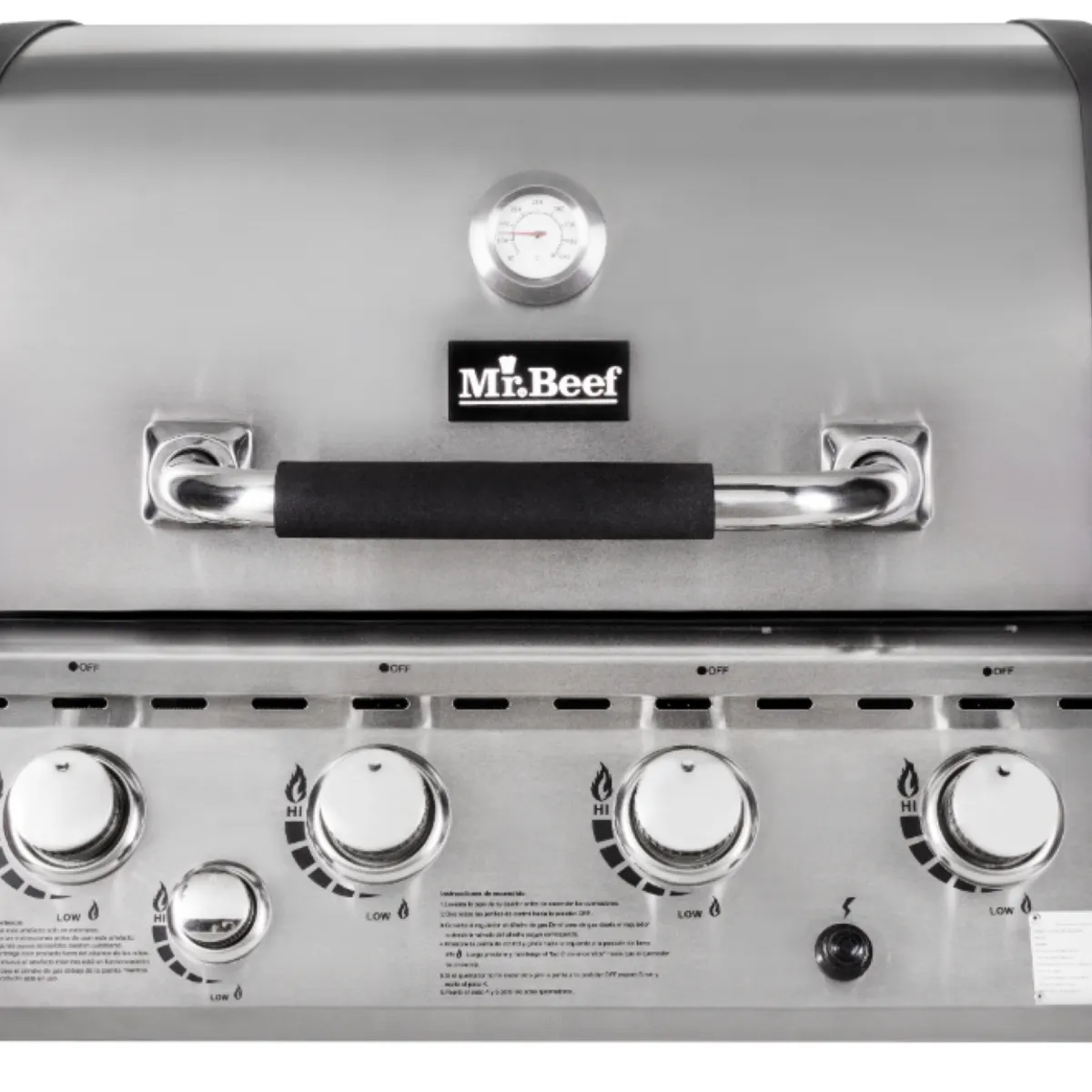 Churrasqueira a Gás de Embutir com 4 Queimadores Aço Inox Mr Beef, marca Mr Beef - Foto Principal