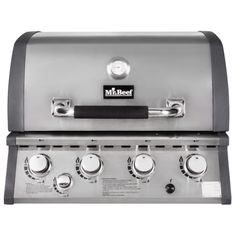 Churrasqueira a Gás de Embutir com 4 Queimadores Aço Inox Mr Beef