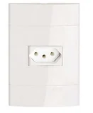 Conjunto Tomada 4X2 20A Decor Branco