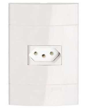 Conjunto Tomada 4X2 20A Decor Branco
