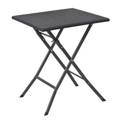 Mesa Dobrável 74x62cm Preto