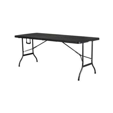 Mesa Dobrvel Tipo Maleta Estampa Madeira 180cm Preto