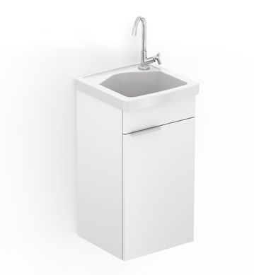 Tanque 7 Litros com Gabinete PP em MDF Branco 39x39cm Celite