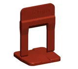 Espaçador para Nivelamento Slim 1mm 100 Peças Vermelho Cortag