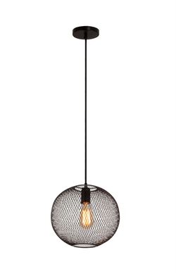 Pendente Aramado Saturno Bivolt Preto