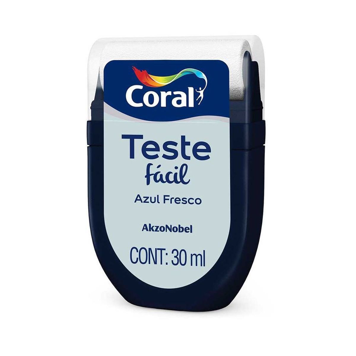 Tinta Acrílica Teste Fácil 30ml Azul Fresco, marca Coral - Foto Principal