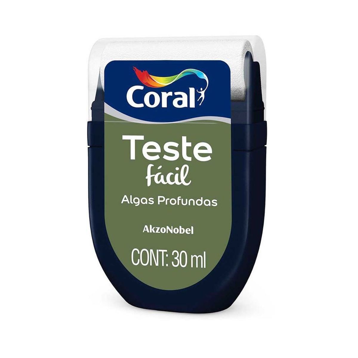 Tinta Acrílica Teste Fácil 30ml Algas Profundas, marca Coral - Foto Principal